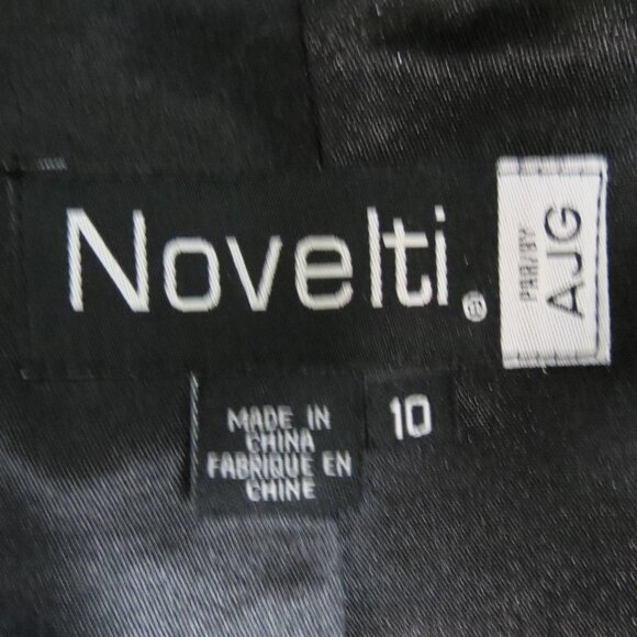 Novelti Color Block Wool Blend Midi Coat - Picture 6 of 6